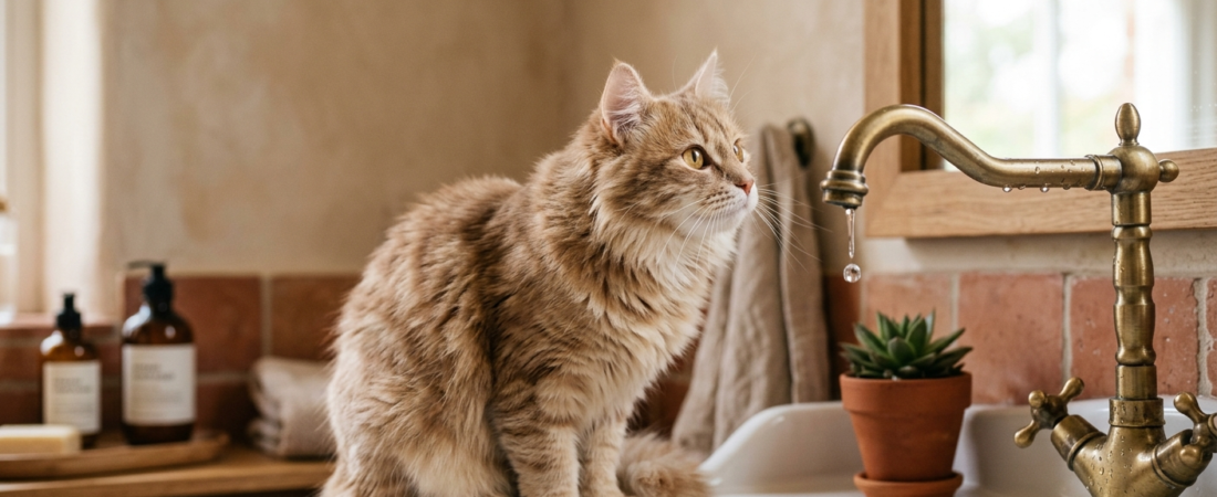 Por Que Gatos Preferem Água Corrente? O Instinto Felino Explica